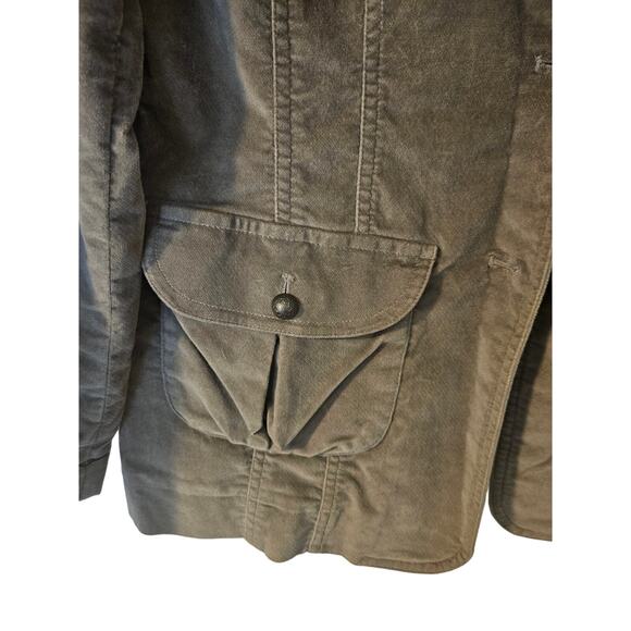 Women's J Jill velour faux suede jacket blazer size 10 - Picture 3 of 8